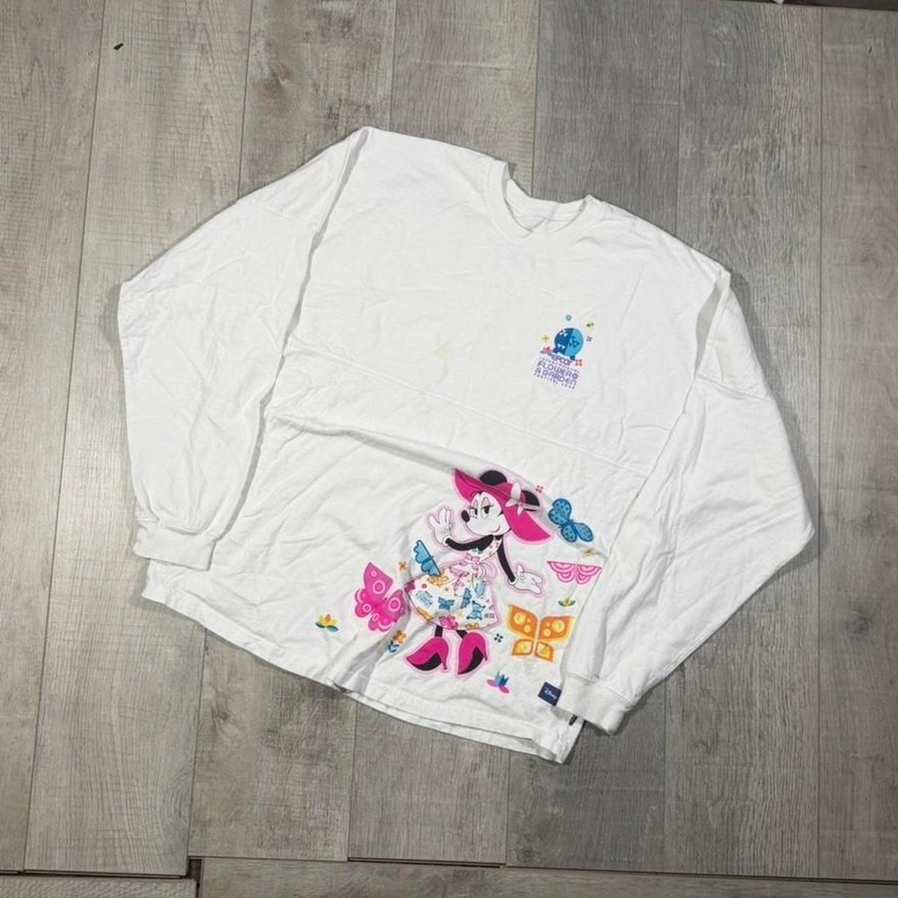 Vintage Y2K Disney Minnie Mouse long sleeve graphic spirit jersey